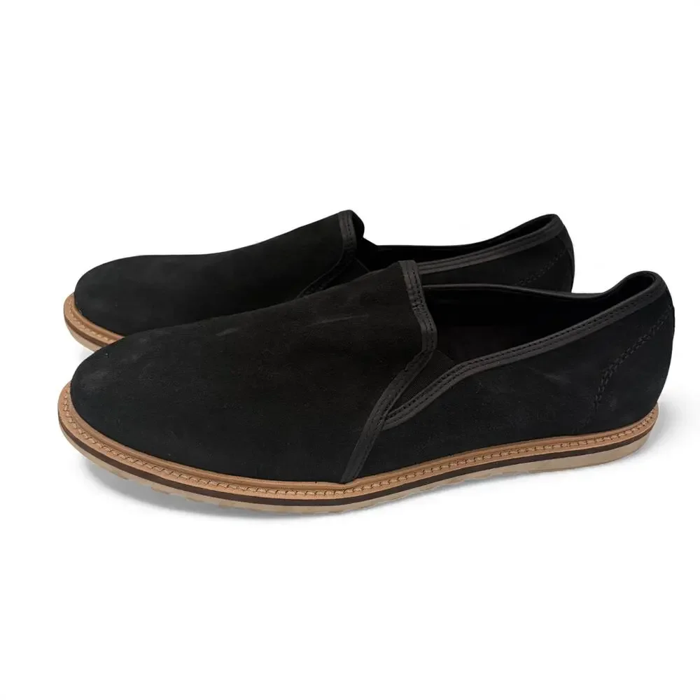 Wolverine‎ Oslo Black Leather Suede Loafer Men's Slip On Shoes Size 9 Casual